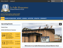 Tablet Screenshot of lasalleschools.net